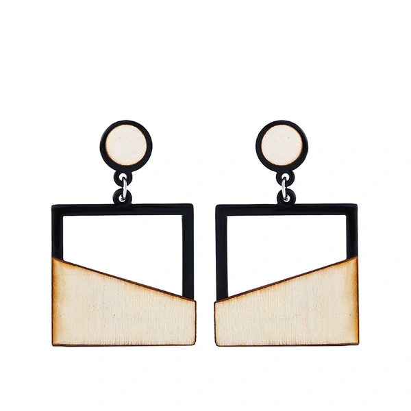 European and American exaggerated geometric earrings female 2022 popular jewelry Aosheng jewelry female erm50