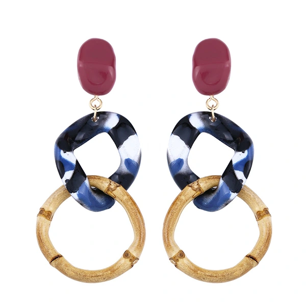 European and American exaggerated geometric earrings female 2022 popular jewelry Aosheng jewelry female erm50