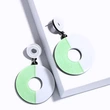 European and American exaggerated geometric earrings female 2022 popular jewelry Aosheng jewelry female erm50