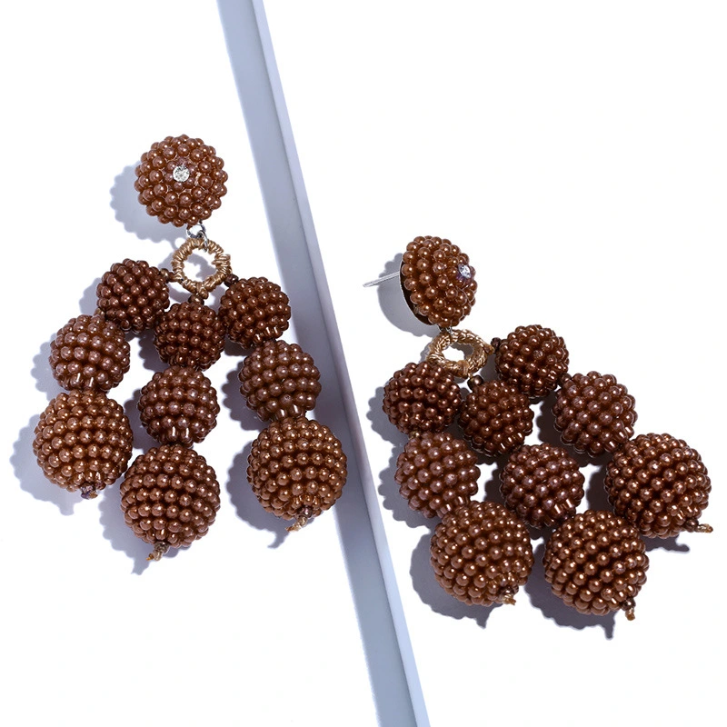 European and American exaggerated geometric earrings female 2022 popular jewelry Aosheng jewelry female erm50