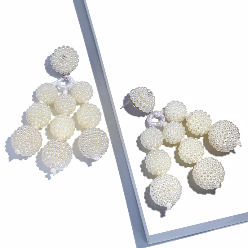 European and American exaggerated geometric earrings female 2022 popular jewelry Aosheng jewelry female erm50