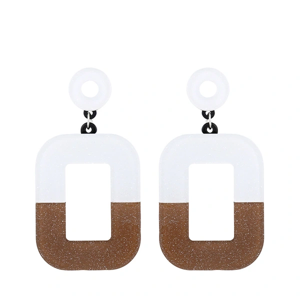 European and American exaggerated geometric earrings female 2022 popular jewelry Aosheng jewelry female erm50