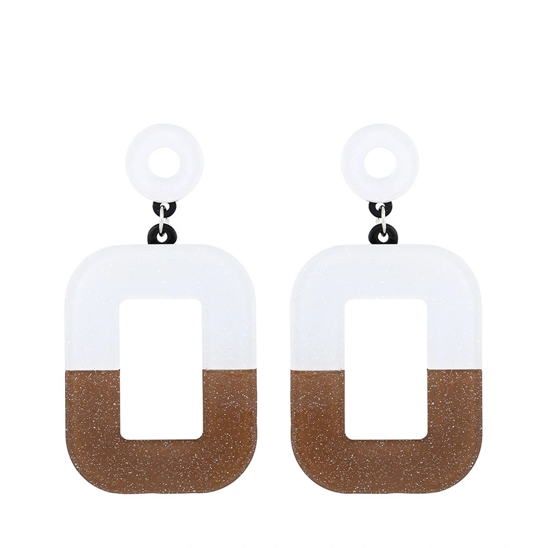 European and American exaggerated geometric earrings female 2022 popular jewelry Aosheng jewelry female erm50