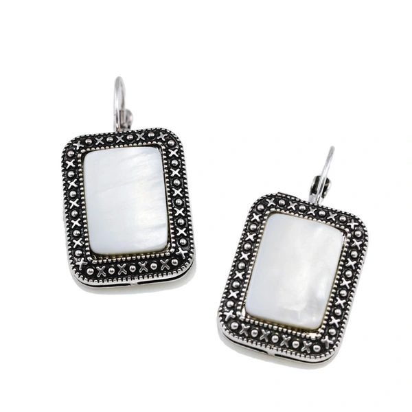 E-commerce Bohemian ethnic style retro turquoise ear hook women's evening party earrings earrings erf47