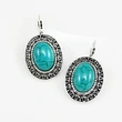 E-commerce Bohemian ethnic style retro turquoise ear hook women's evening party earrings earrings erf47