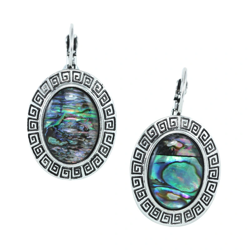 E-commerce Bohemian ethnic style retro turquoise ear hook women's evening party earrings earrings erf47