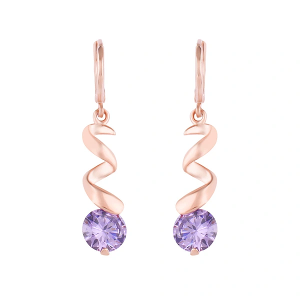 2023 Hot Selling Jewelry Creative Geometric Spiral Earrings Korean Style Diamond Earrings Earrings Wholesale erp94