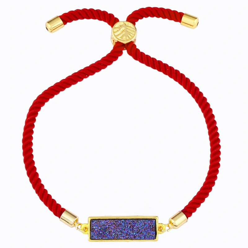 Geometric bracelets in various colors available, rectangular crystal bud pull-out bracelet jewelry wholesale brb47