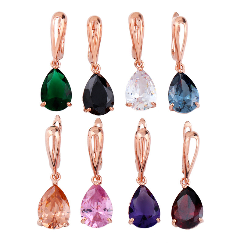 earrings2023 original fashion diamond earrings French high-end water drop pendant diamond earrings erp98