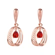 Clearance European and American jewelry rose gold fashion shining ring circle earrings temperament earrings female erq01