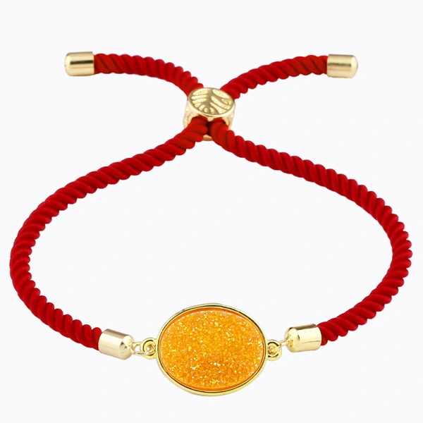 Hot selling round crystal bud bracelet in Europe and America, crystal cluster love jewelry factory direct sales stone jewelry brb48