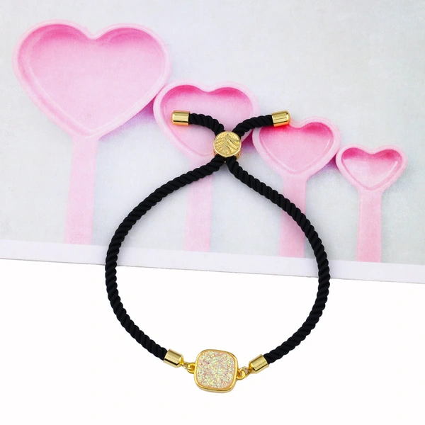 Red rope bracelet Korean version simple personality bracelet fashion crystal bracelet female temperament student versatile jewelry brb50