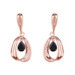 Clearance European and American jewelry rose gold fashion shining ring circle earrings temperament earrings female erq01