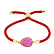 New hot selling Korean style water drop crystal ladies bracelet drusy micro inlaid jewelry manufacturers wholesale brb49
