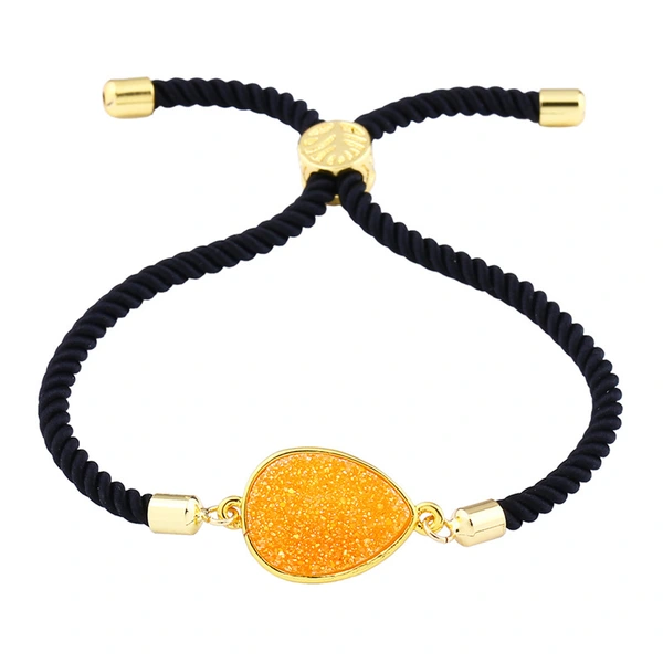 New hot selling Korean style water drop crystal ladies bracelet drusy micro inlaid jewelry manufacturers wholesale brb49