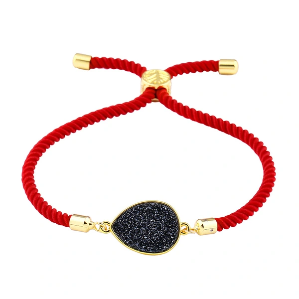 New hot selling Korean style water drop crystal ladies bracelet drusy micro inlaid jewelry manufacturers wholesale brb49