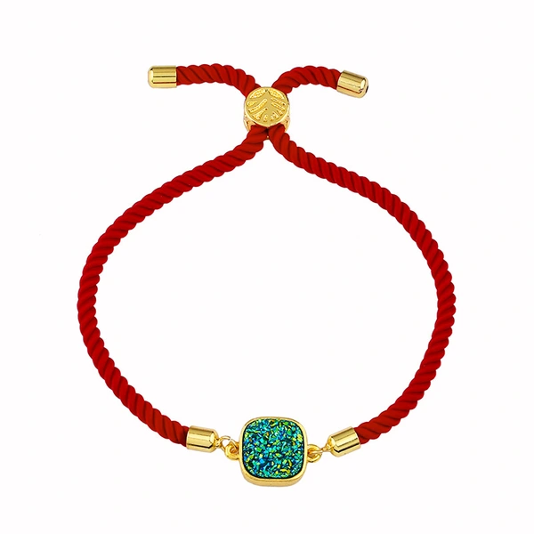 Red rope bracelet Korean version simple personality bracelet fashion crystal bracelet female temperament student versatile jewelry brb50