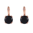 2023 new earrings rose gold zircon earrings exquisite large diamond earrings earrings sweet ear buckles erq32