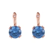 2023 new earrings rose gold zircon earrings exquisite large diamond earrings earrings sweet ear buckles erq32