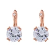 2023 new earrings rose gold zircon earrings exquisite large diamond earrings earrings sweet ear buckles erq32