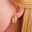South Korea's Dongdaemun new earrings ear clip personality temperament all-match no ear piercing diamond ear clip earrings erq62