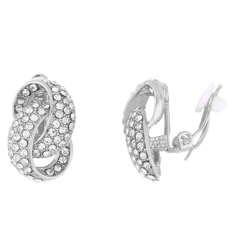 South Korea's Dongdaemun new earrings ear clip personality temperament all-match no ear piercing diamond ear clip earrings erq62