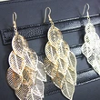 Korean new hollow leaf earrings female earrings earrings wholesale alloy earrings earrings era05