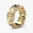 European and American hot selling new products, creative fashion, street hip-hop style couple rings, factory direct sales