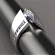 Hot selling new fashion jewelry in Europe and America, marquise-shaped zircon ring for women, factory direct sales