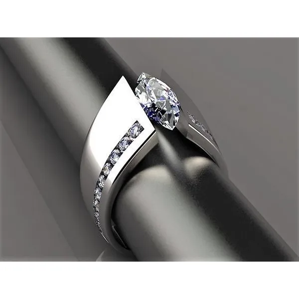 Hot selling new fashion jewelry in Europe and America, marquise-shaped zircon ring for women, factory direct sales