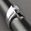 Hot selling new fashion jewelry in Europe and America, marquise-shaped zircon ring for women, factory direct sales