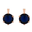 Zircon earrings European and American exaggerated Internet celebrity earrings inlaid with diamonds, rhinestones, rose gold geometric round earrings err43