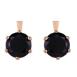 Zircon earrings European and American exaggerated Internet celebrity earrings inlaid with diamonds, rhinestones, rose gold geometric round earrings err43