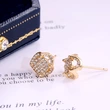   Hot selling creative personality hip-hop style earrings and earrings
