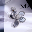 European and American hot selling luxury fashion large flower women's earrings high-end atmospheric earrings silver needle real gold color-preserving earrings