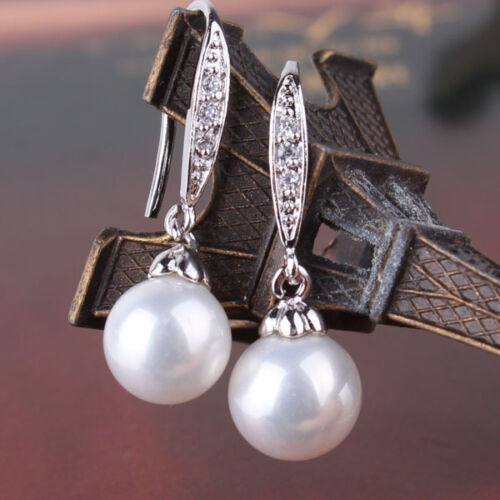 Korean temperament Internet celebrity hot imitation pearl earrings women's simple and versatile earrings e-commerce European and American earrings