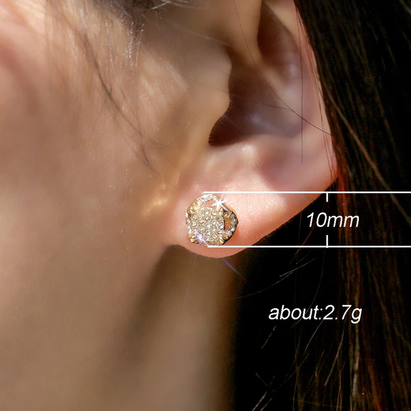    Hot selling creative personality hip-hop style earrings and earrings