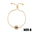 European and American personality oil drop devil eye women's bracelet multiple cold style bracelet blue eye bracelet wholesale brb77