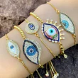 European and American personality oil drop devil eye women's bracelet multiple cold style bracelet blue eye bracelet wholesale brb77