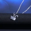   Hot selling new Korean creative thousand paper crane short clavicle necklace for women all-match fashion accessories