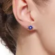  Korea's hot selling new simple temperament six-pointed star copper earrings for women glue star earrings for women