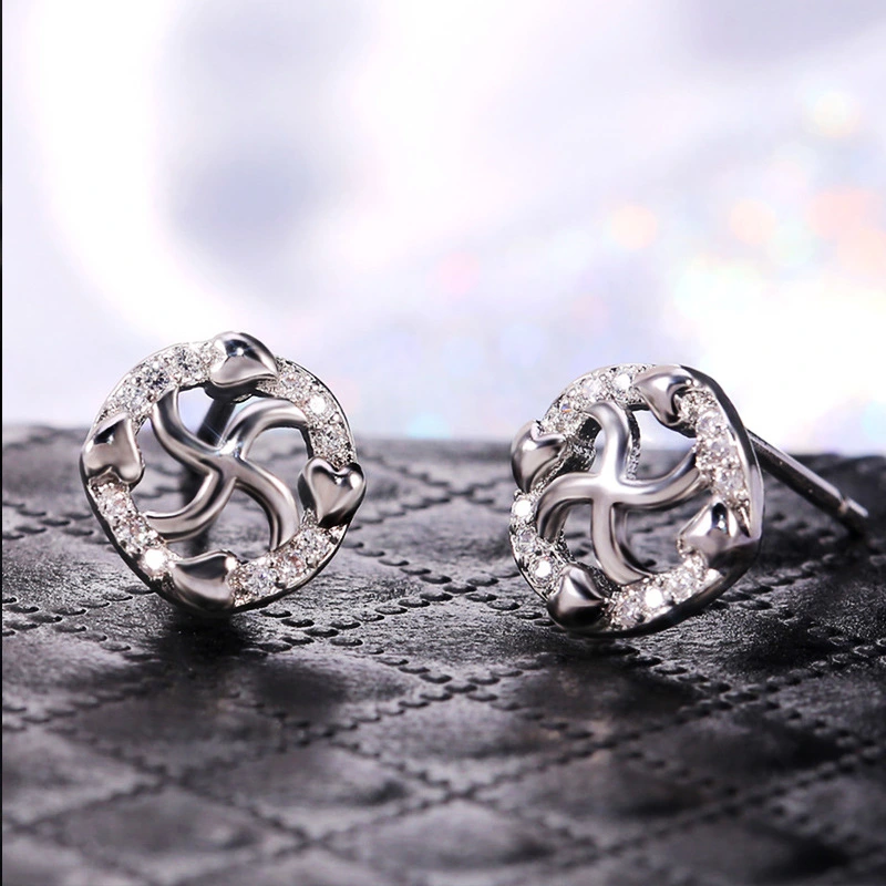  Hot selling new arrival big windmill earrings for women, Korean style, simple personality earrings, Dongdaemun internet celebrity style