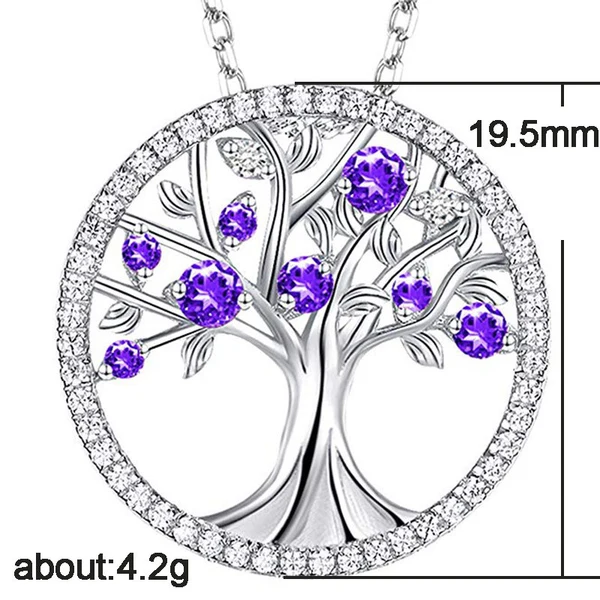 Hot selling fashion tree of life necklace for women, natural style creative pendant jewelry