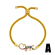 bracelets 2023 new accessories micro inlaid colored zircon devil eye bracelet wholesale brb88