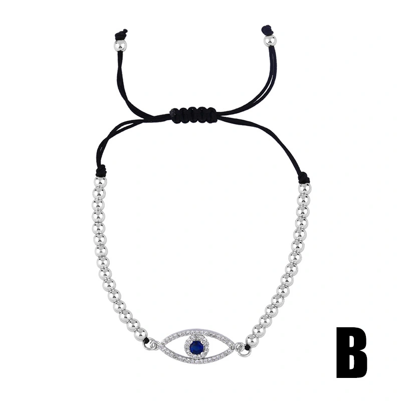 Hot selling jewelry European and American classic retro bracelet devil eye eyes full diamond adjustable bracelet brb70