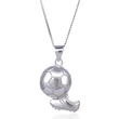   Hot selling new fashion football pendant clavicle necklace for women, simple jewelry