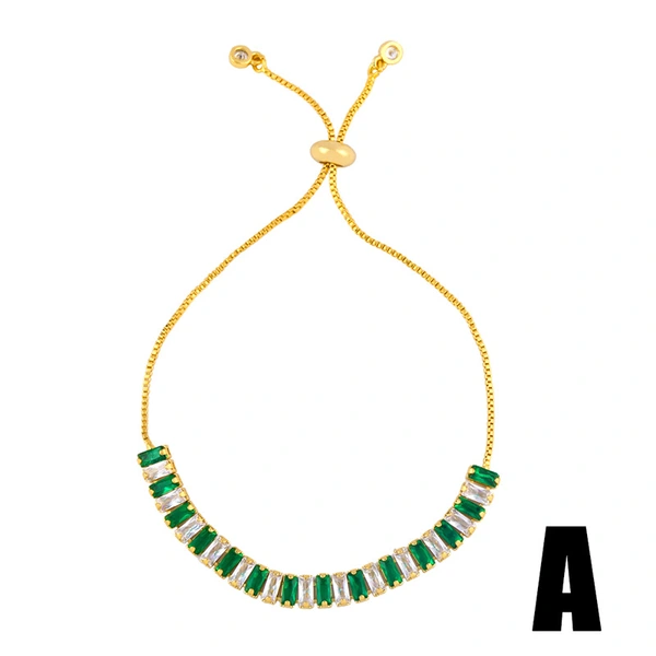 Hot selling bracelet women rainbow shell bracelet adjustable color crystal bracelet brb61