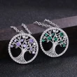 Hot selling fashion tree of life necklace for women, natural style creative pendant jewelry