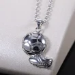   Hot selling new fashion football pendant clavicle necklace for women, simple jewelry
