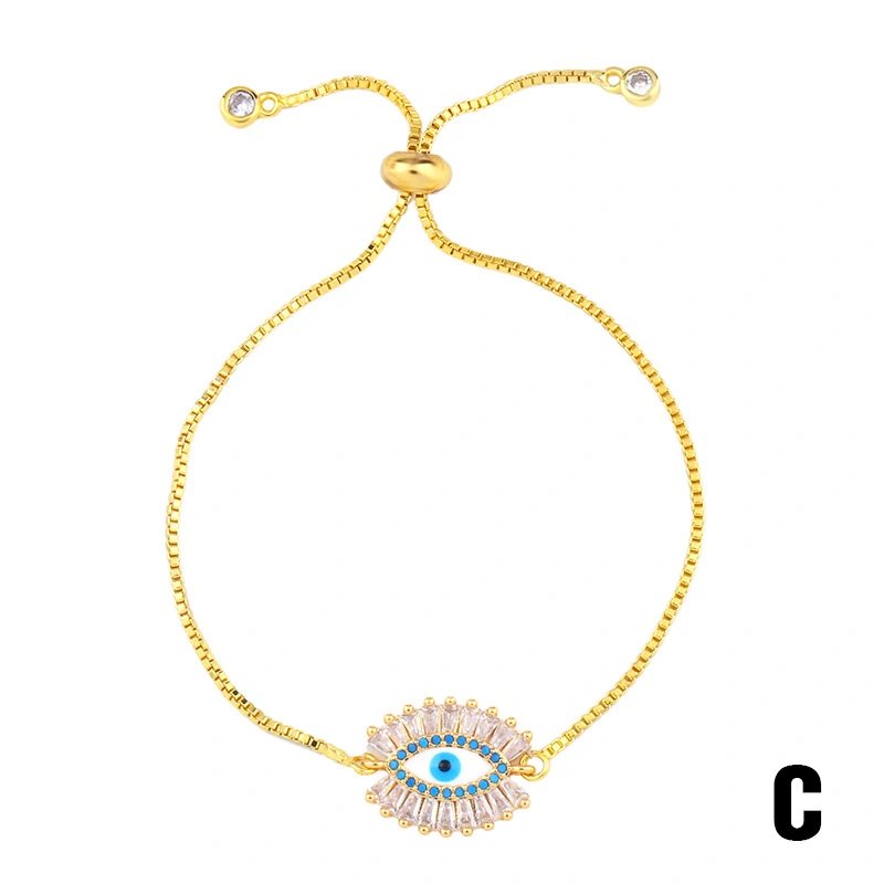 Hot selling bracelet women rainbow shell bracelet adjustable color crystal bracelet brb61